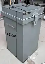 Small Galvanized Storage Box – 25KG Capacity | Durable & Compact