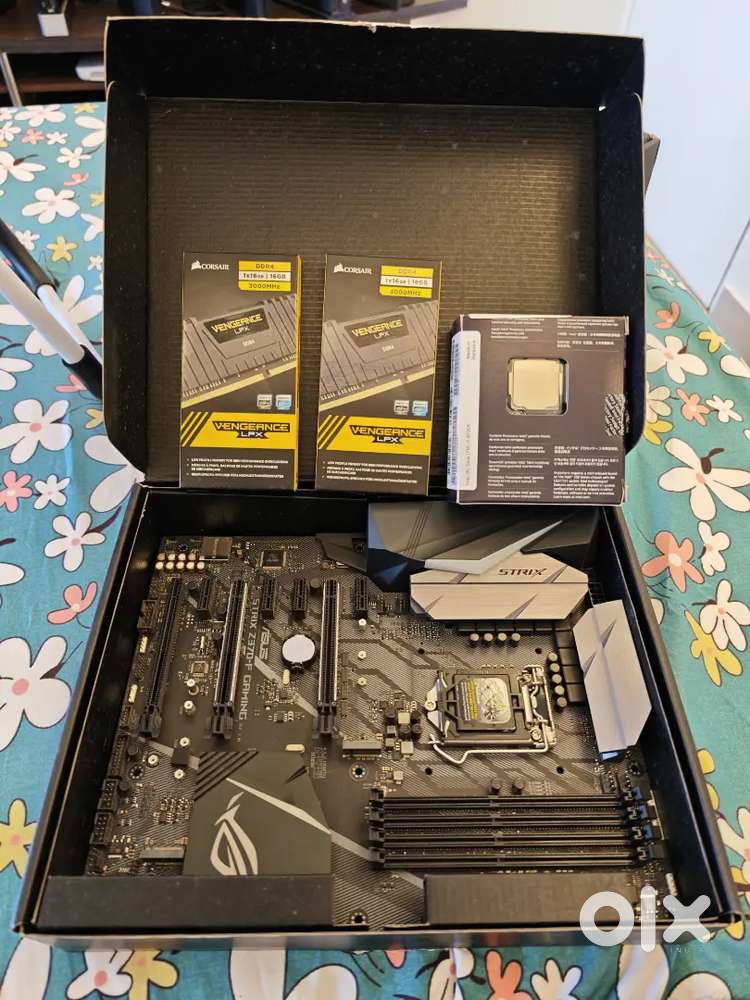 Intel 8700K, Asus ROG Strix Z370-F, Corsair 32GB Kit DDR4, CM ML360R