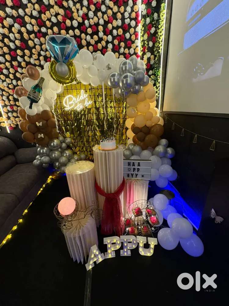 Birthday celebration and couple move package