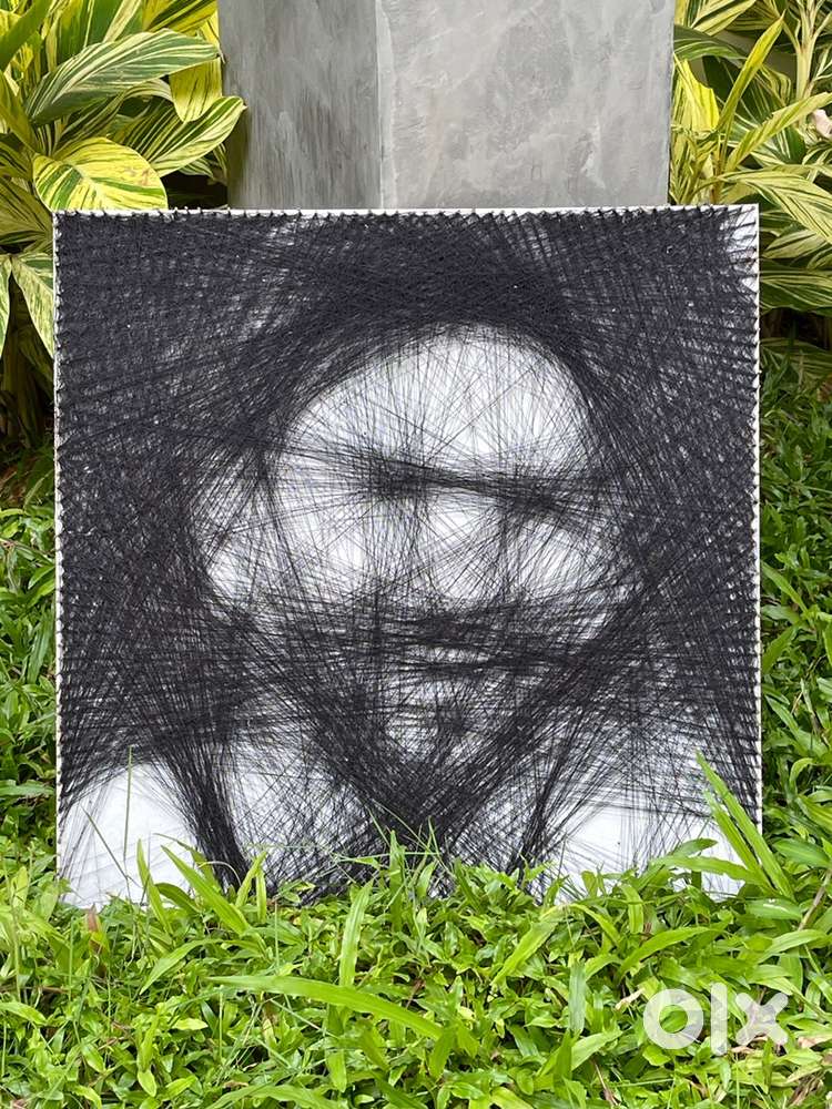 Messi thread art
