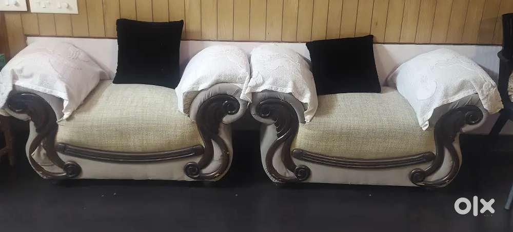 Martin's 9 seater sofa with centre table