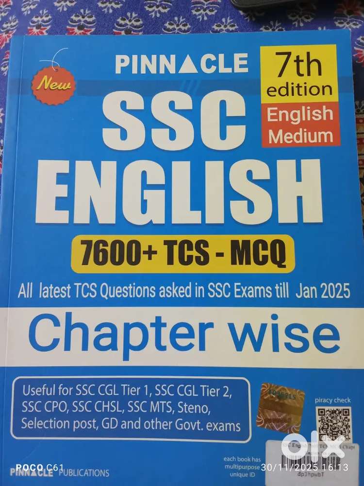 Pinnacle SSC books