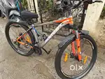FANTOM GEAR CYCLE WITH SHIMANO 8 GEAR CYCLE ALONG WITH COVER & GLOVES