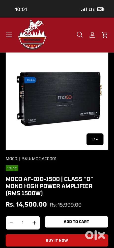 Moco mono 1500RMS w