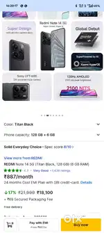 Mi note 14. New Phone 9 days old
