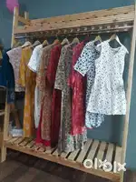 Pine wood cloth Stand/Hanger