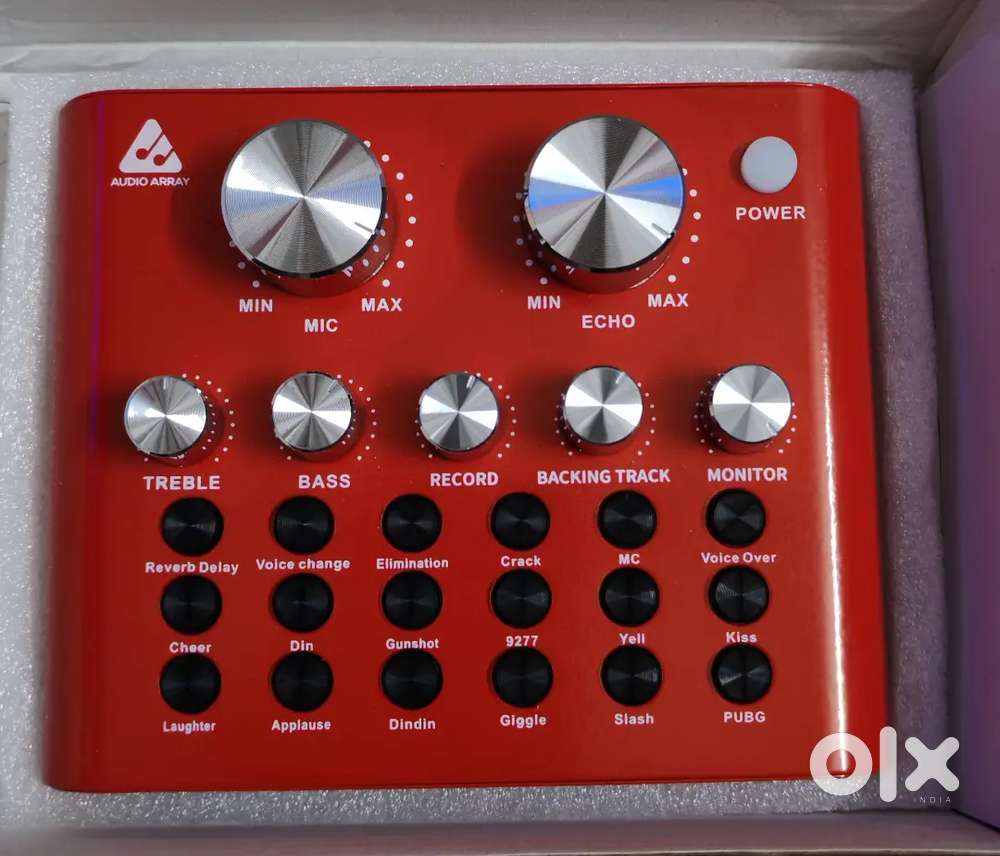 Karaoke soundcard mixer