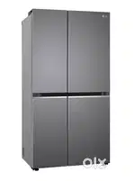 LG 694L Premium Side-by-Side Refrigerator – Shiny Steel Finish  Excel