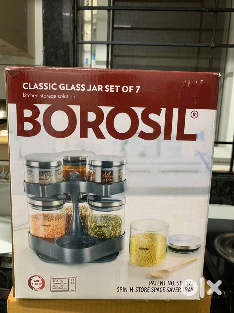 Complete kitchen setup - mixer, stove, utensils, dinner set, bowls etc