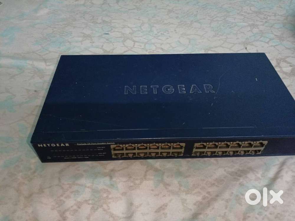 Netgear ProSafe 24-Port Gigabit Switch (JGS524 v1) – Fully Working Con