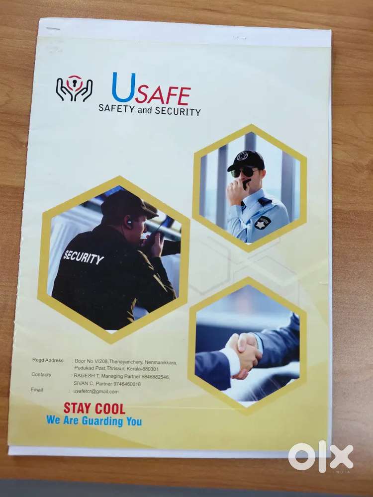 JOB OF SECURITY GUARDS AT KINFRA PARK , NEAR AHALYA COMPLEX, PALAKKAD