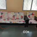 Wooden sofa set