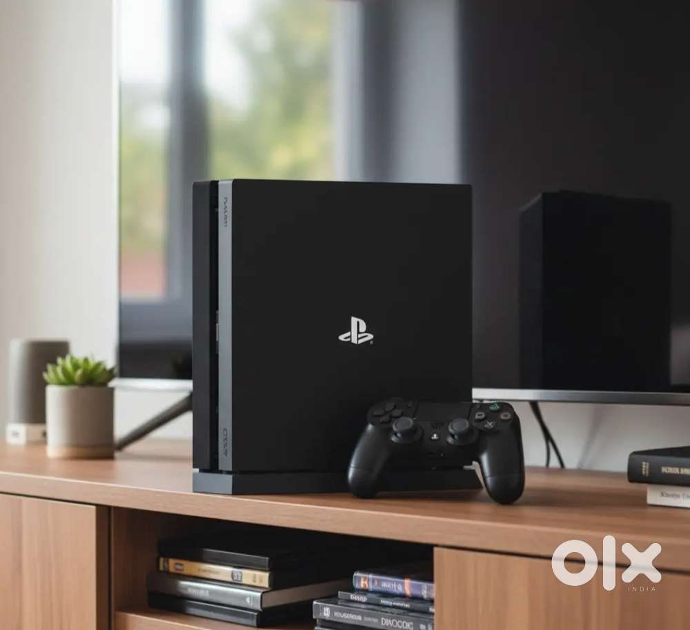 PS4 Slim (500GB) with 2 Original Controllers – Excellent Condition