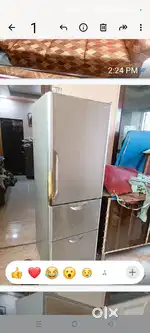 600 litter hitachi company.. 3 door fridge. Available for sale 9000