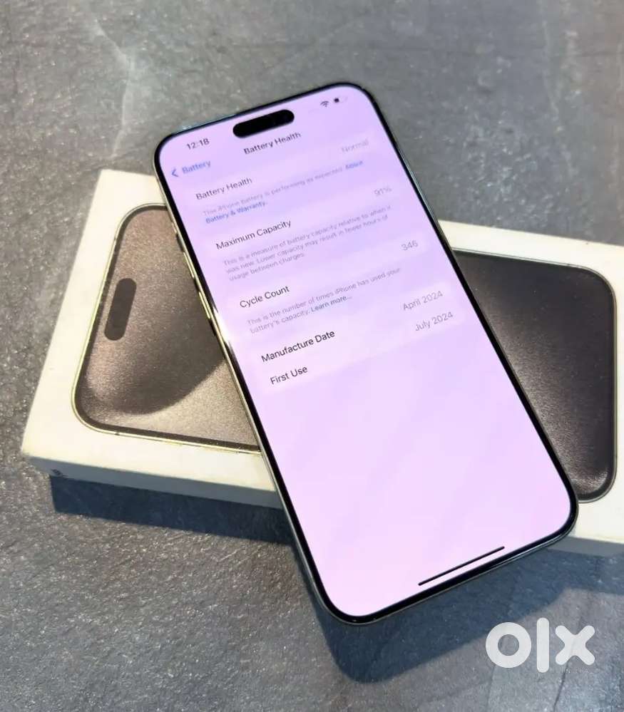 Iphone 15 pro max super hit condition new mobile with Gst bill box