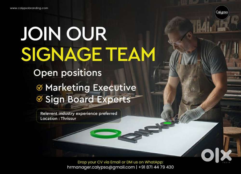 Marketing Executive, Sign Board Experts