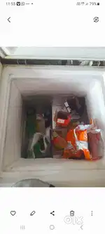 Good condition plus minus fridge 400 litre