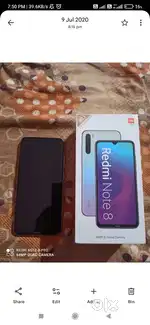 Redmi Note 8 with Box, Charger