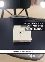Apple AirPods 4 with Active Noise Cancellation (ANC) – Brand new 2025