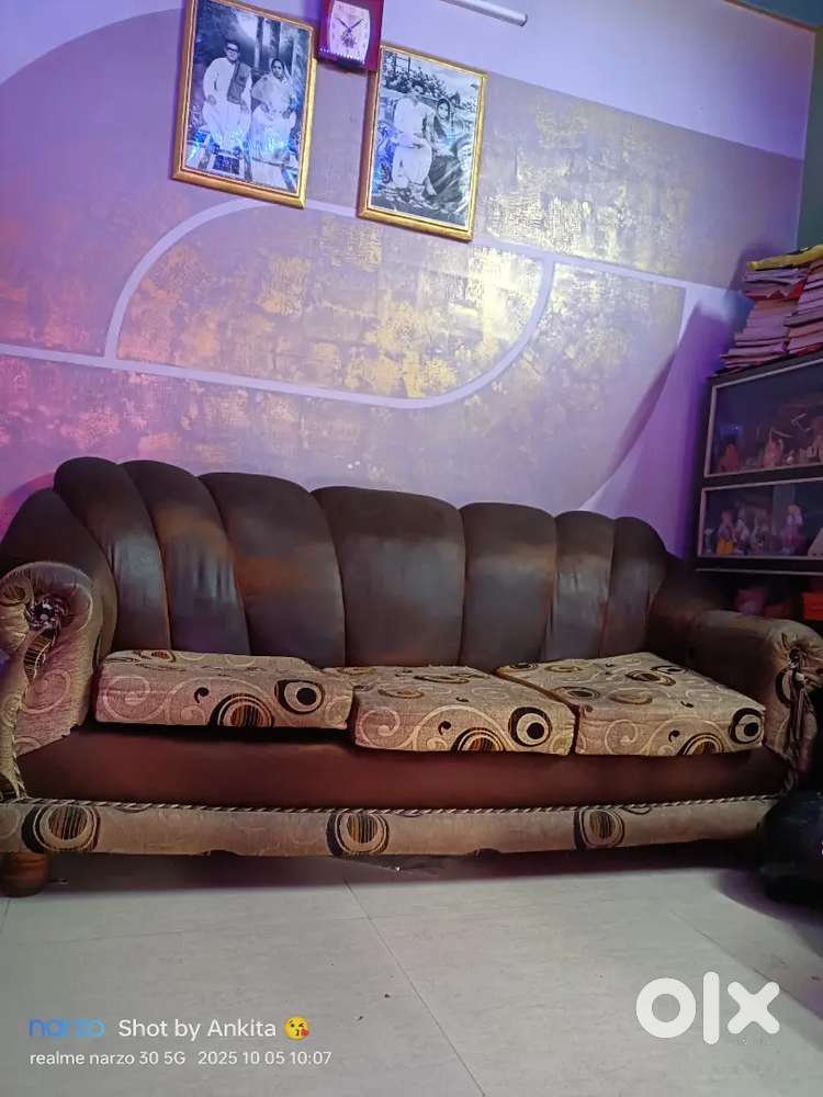 3pc brown sofa
