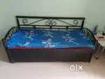Sofa cum bed metallic