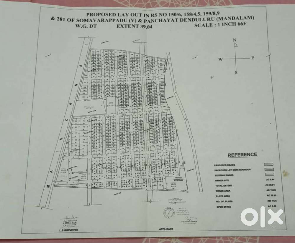 540 Sq.Yards (11Cents) vacant site