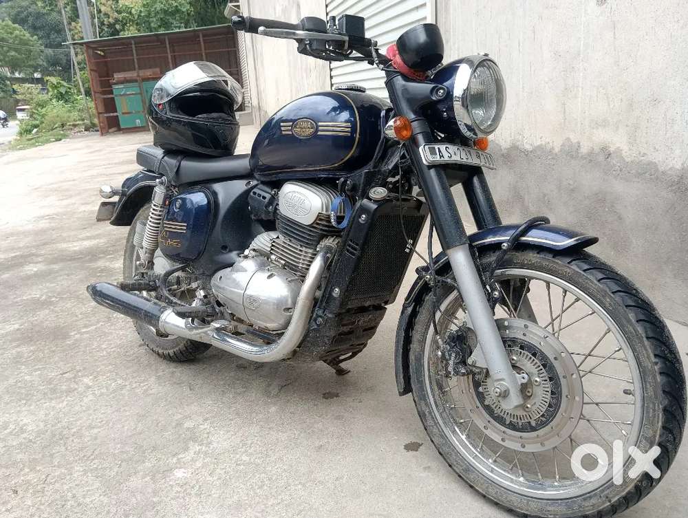 Jawa 42 blue colour
