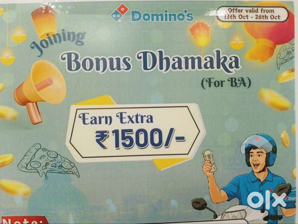 Dominos pizza delivery boy