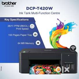 New Brother T420w All In One Wireless Printer @ Just Rs 12,500 Only...