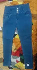 Women blue jeans