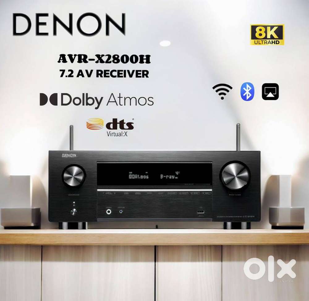 DENON : AVR-X2800H 7.2 DOLBY ATMOS AV RECEIVER