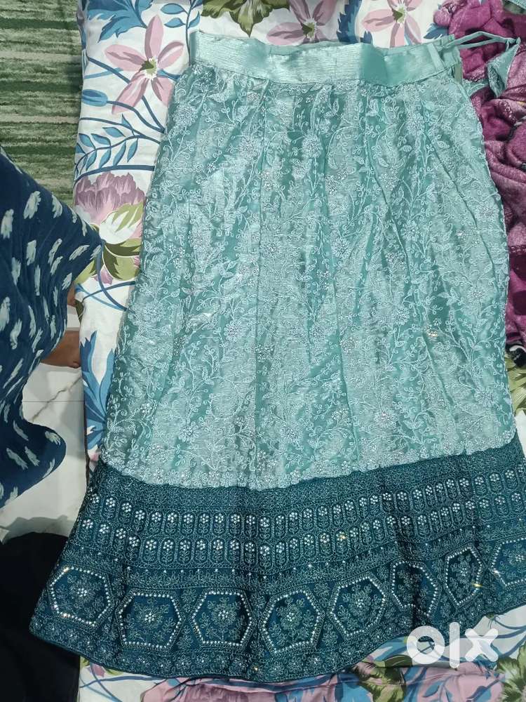 Beautiful unused lehenga with stitched blouse (size XL)