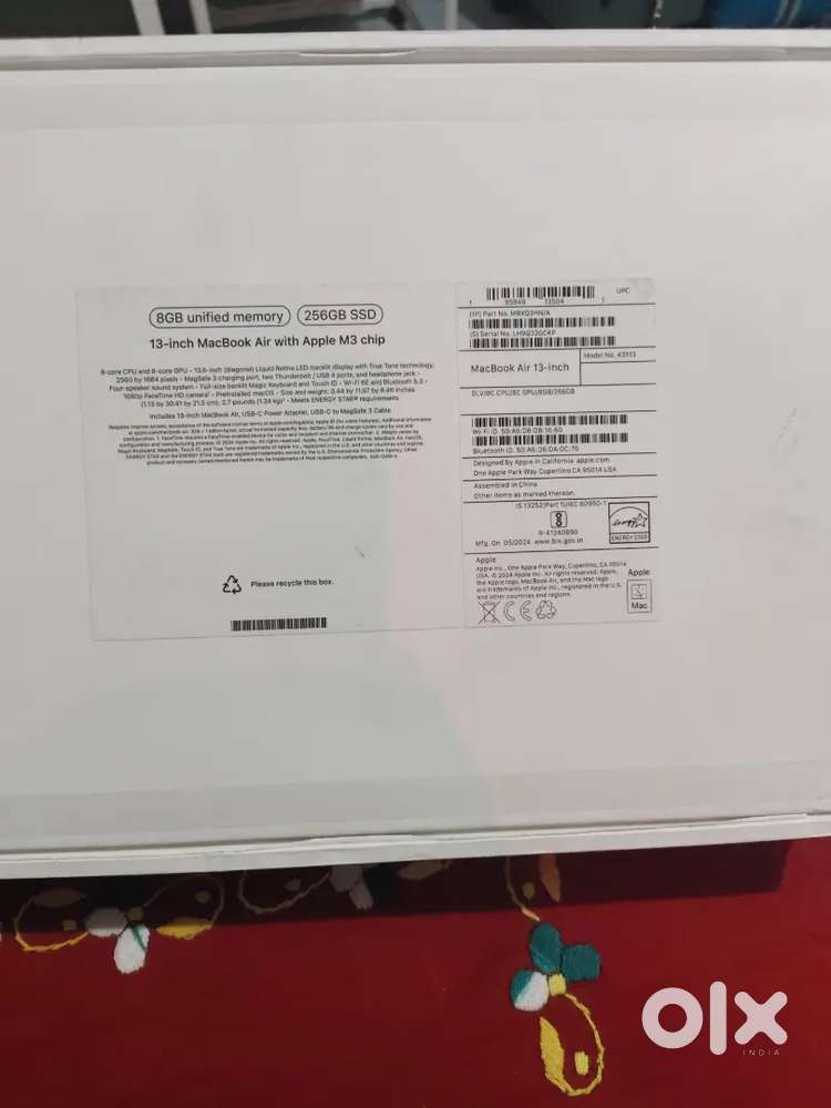 Apple macbook Air m3