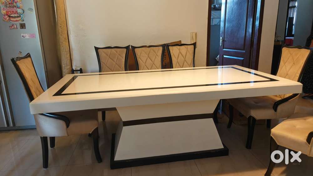 8 seater Marble Top  Dining Table