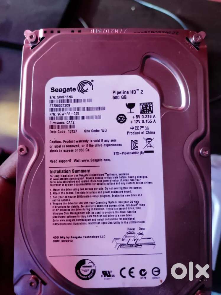 500 gb hdd