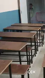 School bench table 20 piece new condition A1 qwality sell karna hai