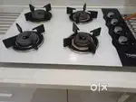 Prestige 4 burner glass stove.