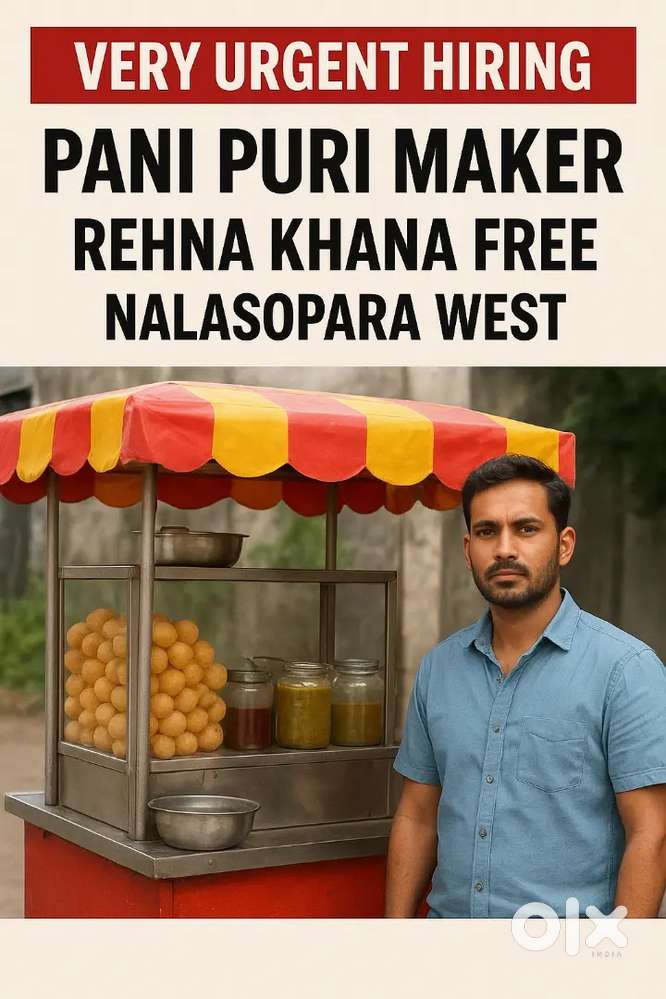 Very urgent pani pori maker