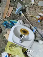 Wash basin with jaquar tap