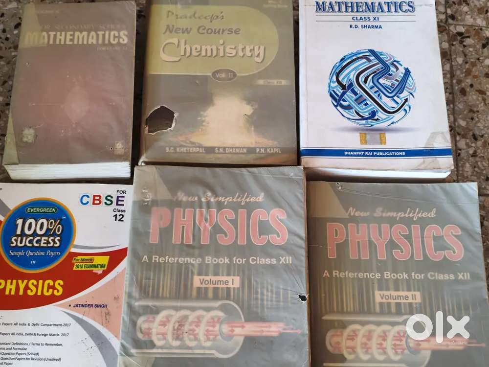 11th and 12th PCM books of Pradeep and SL Arora