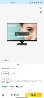 BENQ GW2490 24 inch