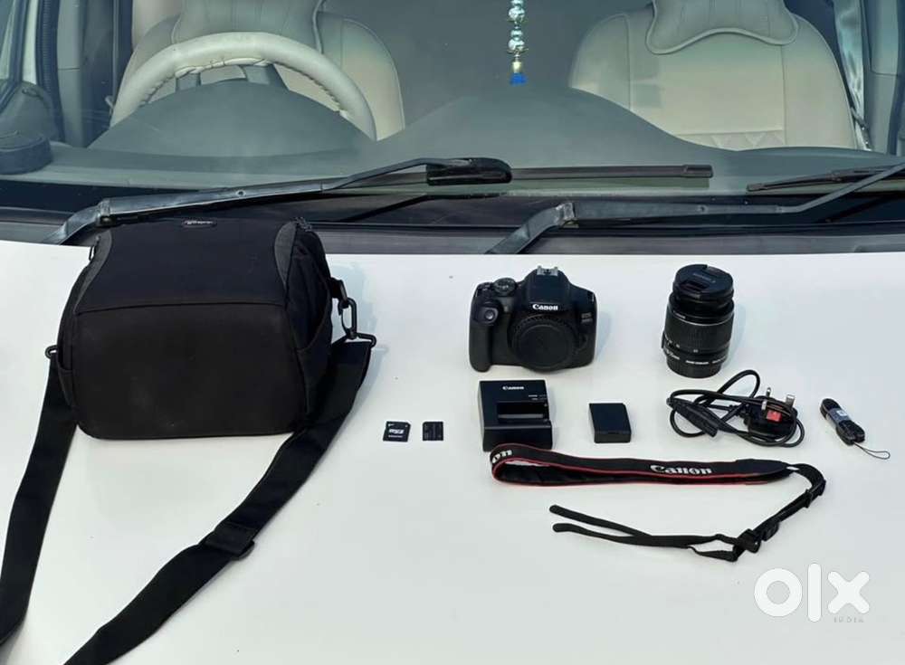 Canon eos 2000d camera with full kit