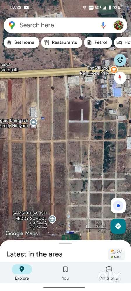 Plot at Samsidh Sathish Reddy school