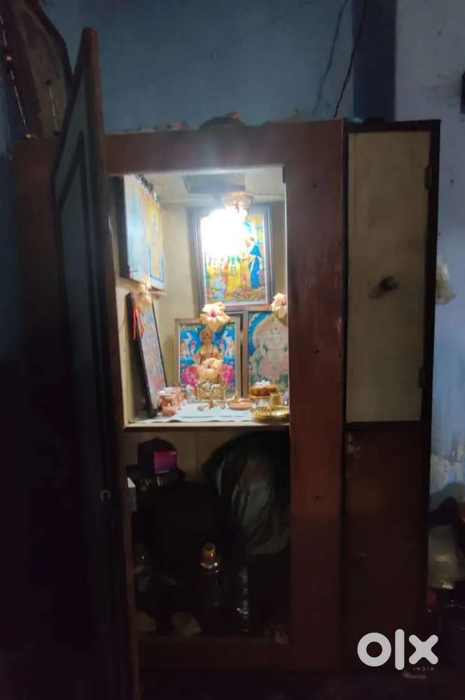 Wooden Almirah With secret Locker