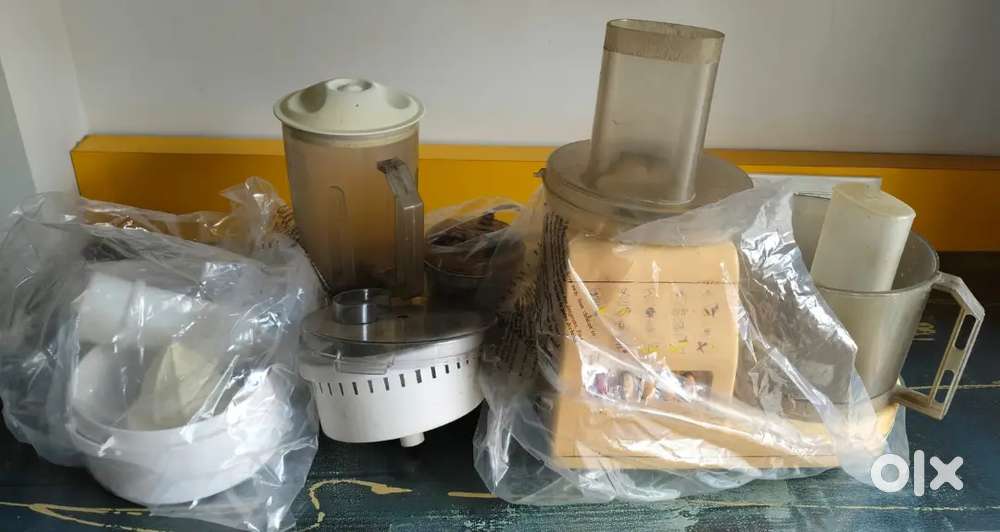 Food processor and Juicer.