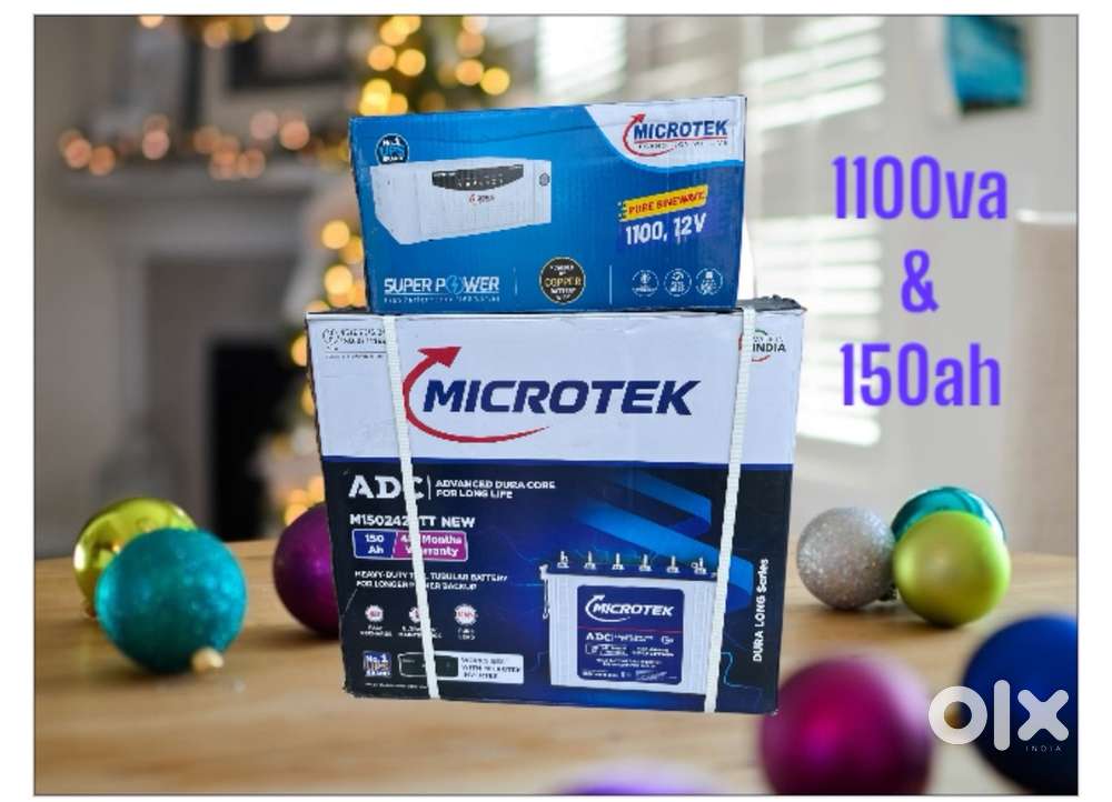 New year offer 1100va+150ah microtek inverter battery @@