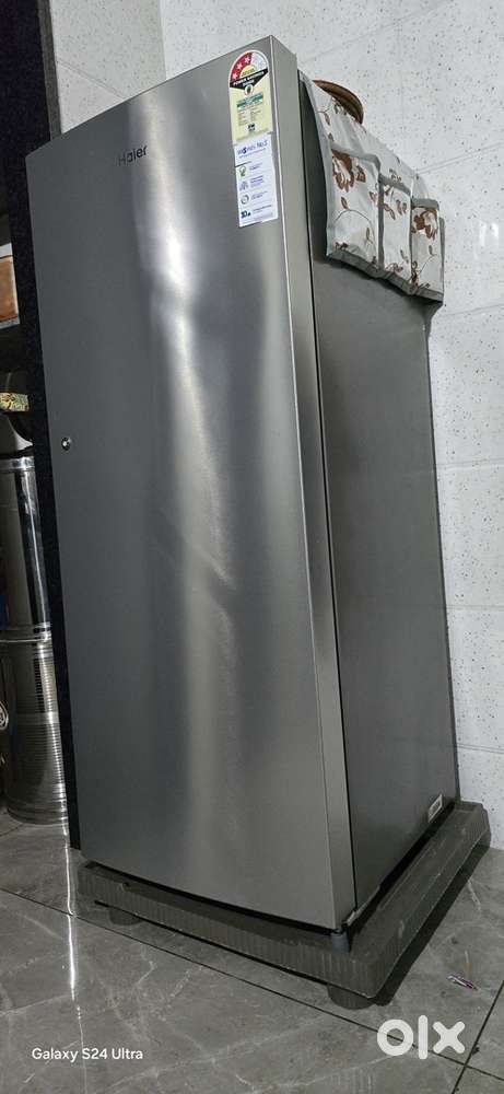 Single Door Haier refrigerator 213 lts storage