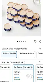 Think decor tealight candle