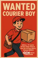 Delivery boy  courier
