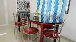 Dining table and 6 chairs Rs 13000